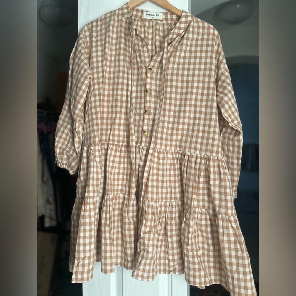 The Lulluby Club plaid checkered dress
